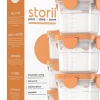 Quark Storii Cooling Food Storage Containers, 3 Pack