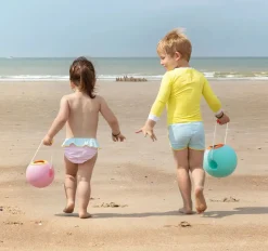 Quut Mini Ballo No Spill Bucket - Banana Pink