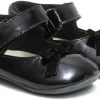 Robeez First Kicks Velvet Bow - Black, 6-9 months
