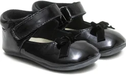 Robeez First Kicks Velvet Bow - Black, 3-6 months