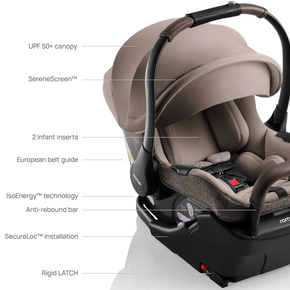 Romer Juni Infant Car Seat - Truffle
