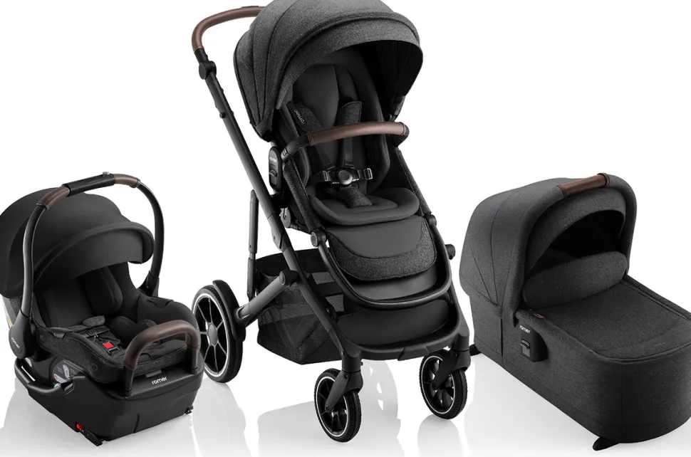 Romer Tura Complete Newborn Travel System Bunde - Peppercorn