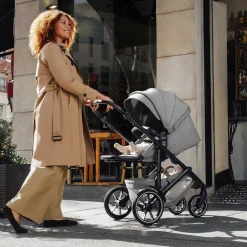 Romer Tura Stroller + Sera Bassinet Bundle - Pearl