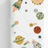 Rookie Humans Cotton Sateen Crib Sheet - Space Explorer