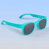 Roshambo Eyewear Polarized Baby Sunglasses - Goonies Wayfarer - Teal / Grey (0-2 years)