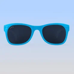Roshambo Eyewear Polarized Baby Sunglasses - Wayfarer - Blue / Grey (0-2 years)
