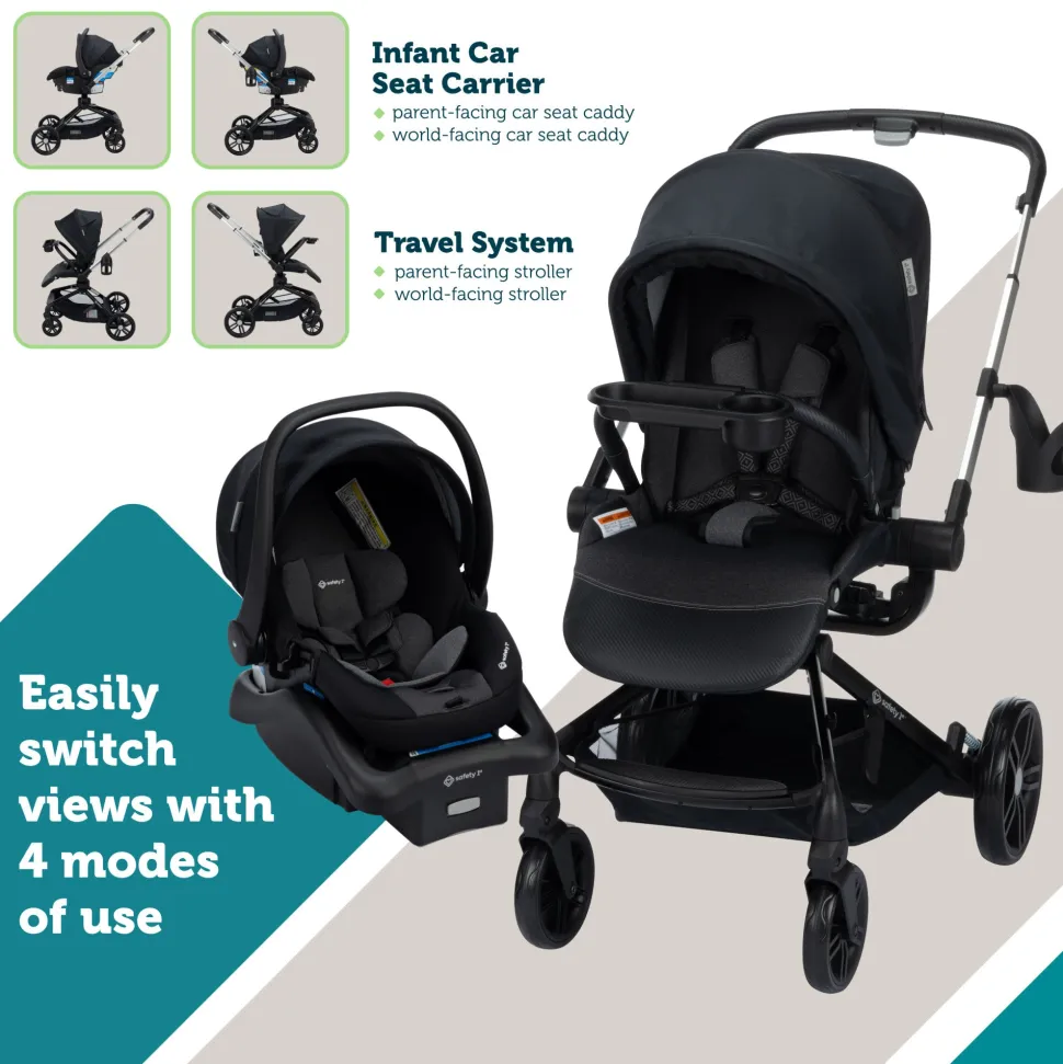 Safety 1st Turn and Go 360 Rotating Modular Travel System - Shade