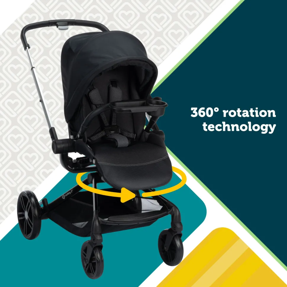 Safety 1st Turn and Go 360 Rotating Modular Travel System - Shade