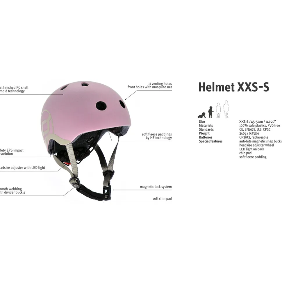 Scoot & Ride Helmet - Steel, Small