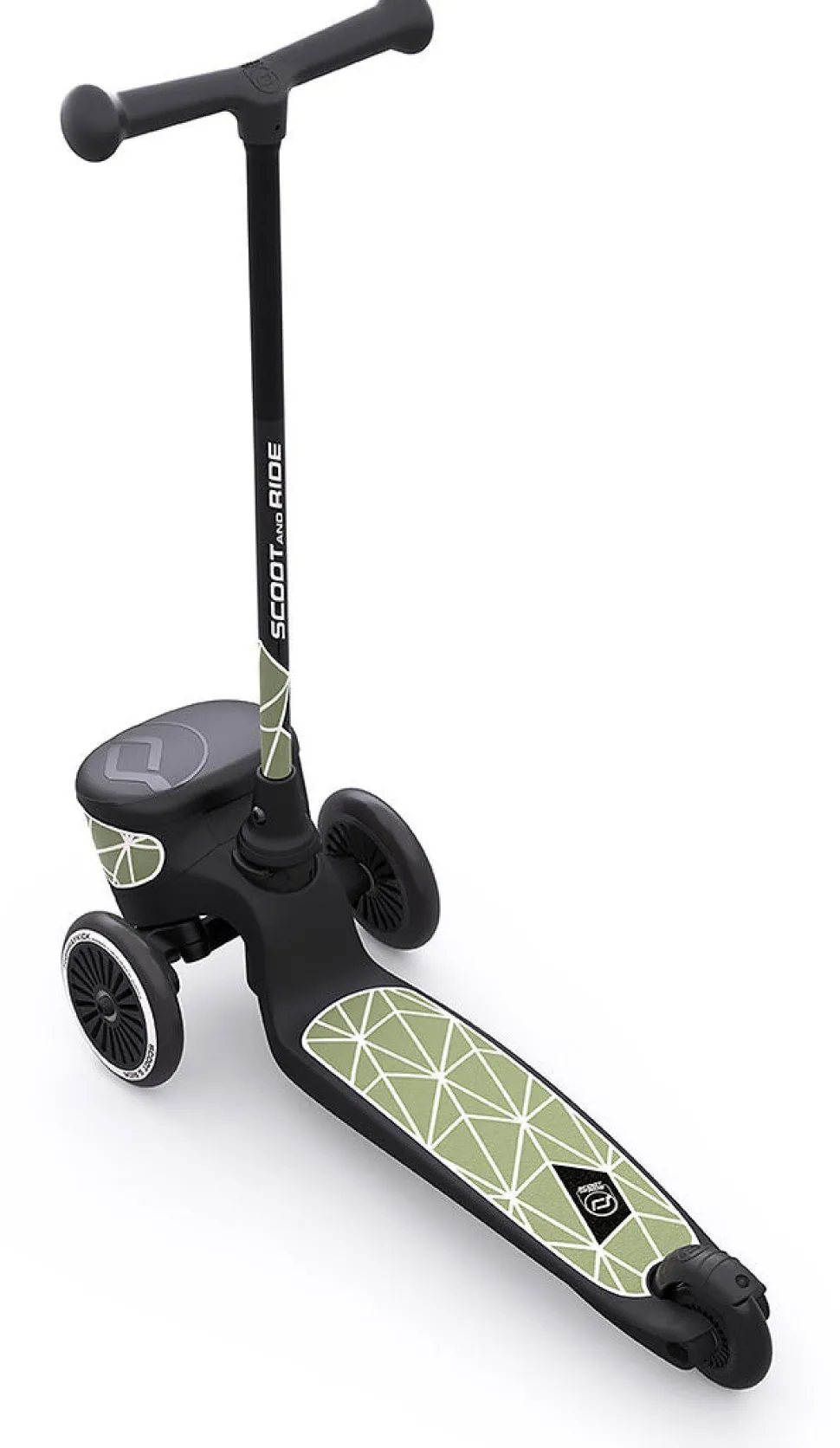 Scoot & Ride Highwaykick 2 Lifestyle Scooter - Green Lines