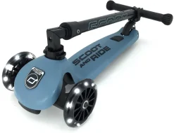 Scoot & Ride HighwayKick3 LED Scooter - Steel