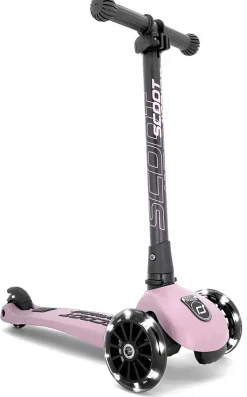 Scoot & Ride HighwayKick3 LED Scooter - Rose