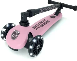 Scoot & Ride HighwayKick3 LED Scooter - Rose