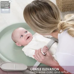 Shnuggle Squishy Changing Mat - Eucalyptus