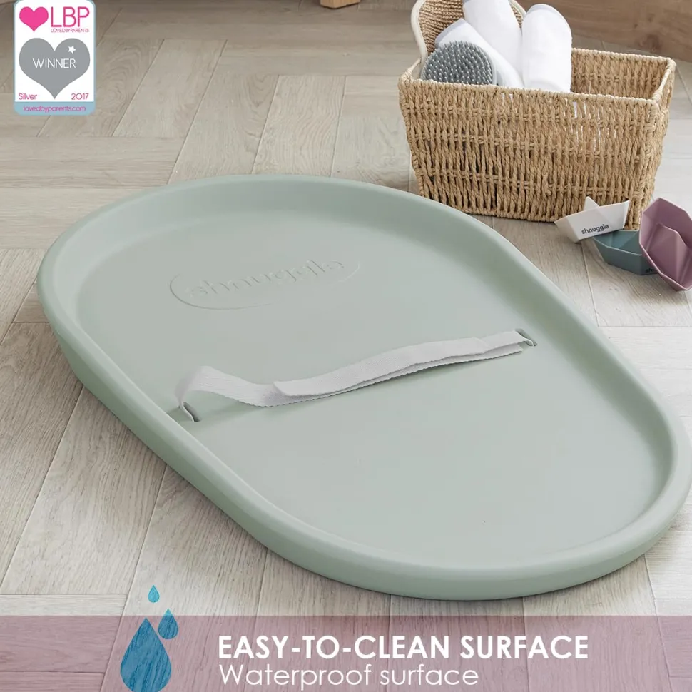 Shnuggle Squishy Changing Mat - Eucalyptus