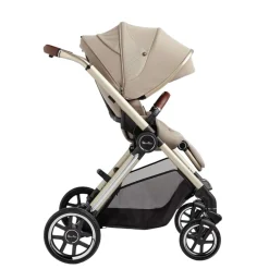 Silver Cross Reef 2 Stroller + Folding Bassinet Bundle - Stone