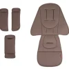 Silver Cross Wave 3 Seat Liner and Harness Pad Set - Caramel