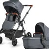 Silver Cross Wave Single-to-Double Stroller - Lunar