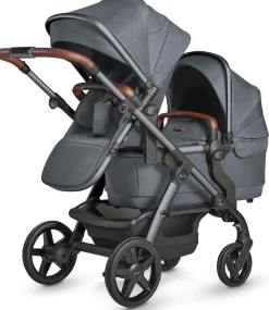 Silver Cross Wave Single-to-Double Stroller - Lunar
