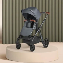 Silver Cross Wave Single-to-Double Stroller - Lunar