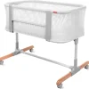Skip Hop Cozy-Up 2-in-1 Bedside Sleeper & Bassinet - Grey