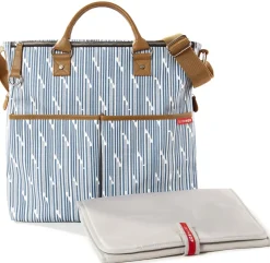 Skip Hop Duo Special Edition Diaper Bag - Blueprint Stripe