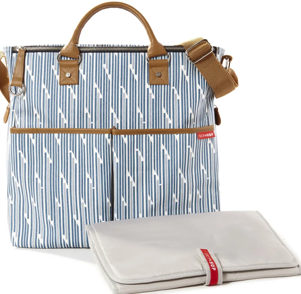 Skip Hop Duo Special Edition Diaper Bag - Blueprint Stripe