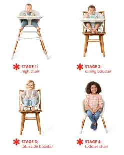 Skip Hop EON 4-In-1 High Chair - Oat