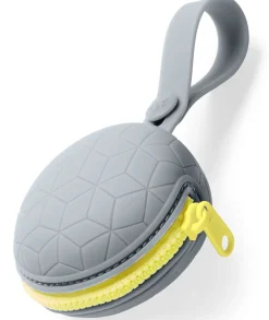 Skip Hop Grab & Go Silicone Pacifier Holder - Grey