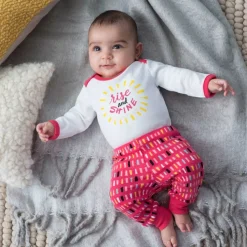 Skip Hop Long Sleeve Bodysuit & Pant Set, Rise & Shine - Confetti (Newborn)