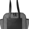 Skip Hop Madison Square Diaper Tote - Black/White Grid