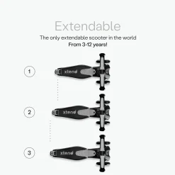 SmarTrike Xtend Ride On & Scooter - Grey