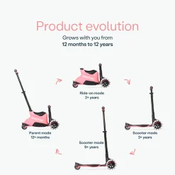 SmarTrike Xtend Ride On & Scooter - Salmon