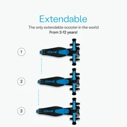 SmarTrike Xtend Ride On & Scooter - Blue