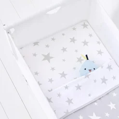 Snuz 3 Piece SnuzPod Crib Bedding Set - Grey Star