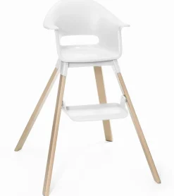 Stokke Clikk High Chair Cushion & Travel Bag Bundle - White / Grey Sprinkle