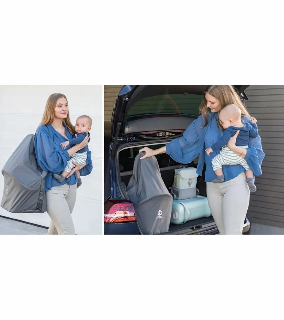 Stokke Clikk High Chair Travel Bundle (One Box) - Cloud Grey