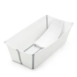 Stokke Flexi Bath X-Large Heat Sensitive Tub + Newborn Support - White