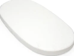 Stokke Sleepi Crib/Bed Fitted Sheet - White