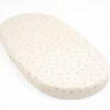 Stokke Sleepi Crib/Bed Fitted Sheet - Flower Ecru