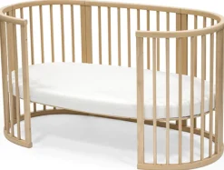 Stokke Sleepi Crib/Bed Fitted Sheet - Fans Grey