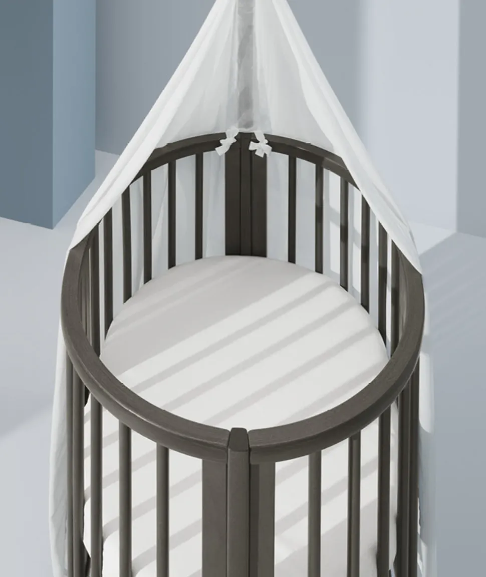 Stokke Sleepi Mini Crib Bundle with Mattress V3 - Hazy Grey