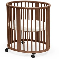 Stokke Sleepi Mini Crib Bundle with Mattress V3 - Warm Brown