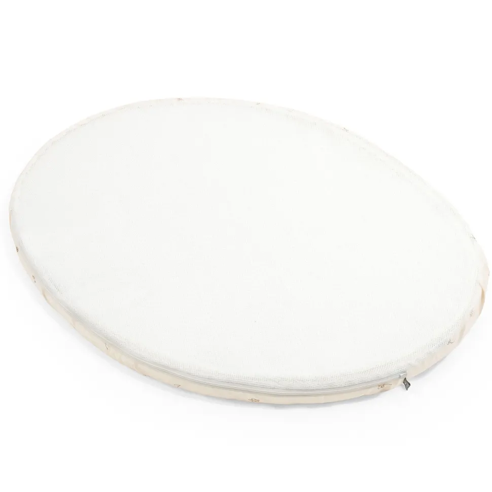 Stokke Sleepi Mini Fitted Sheet - Flower Ecru