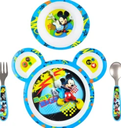 The First Years Disney Mickey Mouse 4-Piece Feeding Set