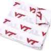 Three Little Anchors College Swaddle Blanket - Virginia Tech Hokies