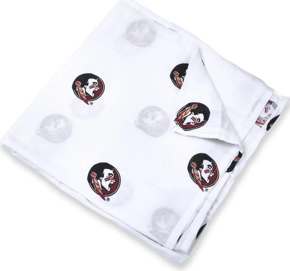 Three Little Anchors College Swaddle Blanket - Florida State Seminoles