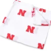 Three Little Anchors College Swaddle Blanket - Nebraska Cornhuskers