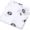 Three Little Anchors College Swaddle Blanket - Georgia Bulldogs