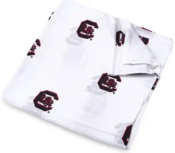 Three Little Anchors College Swaddle Blanket - South Carolina Gamecocks